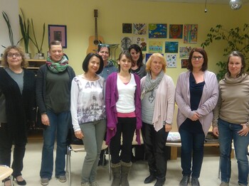 Praxisseminar der Tagesmütter Teilnehmerinnen Gruppenbild