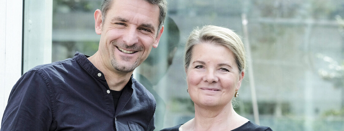 Foto von den Referent*innen Pia Krismer und Radoslaw Celewicz