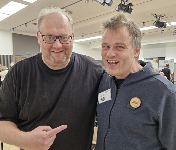 Regio Talk in der WKO Grieskirchen 2025: Kabarettist Günther Lainer mit Michael Wilhelm