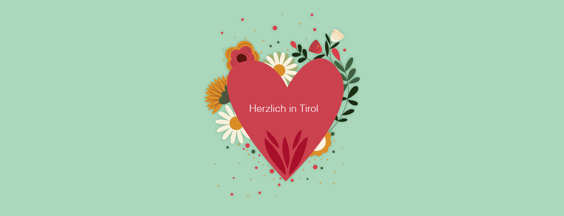 Eine Grafik zeigt ein großes, rotes Herz vor grünem Hintergrund.