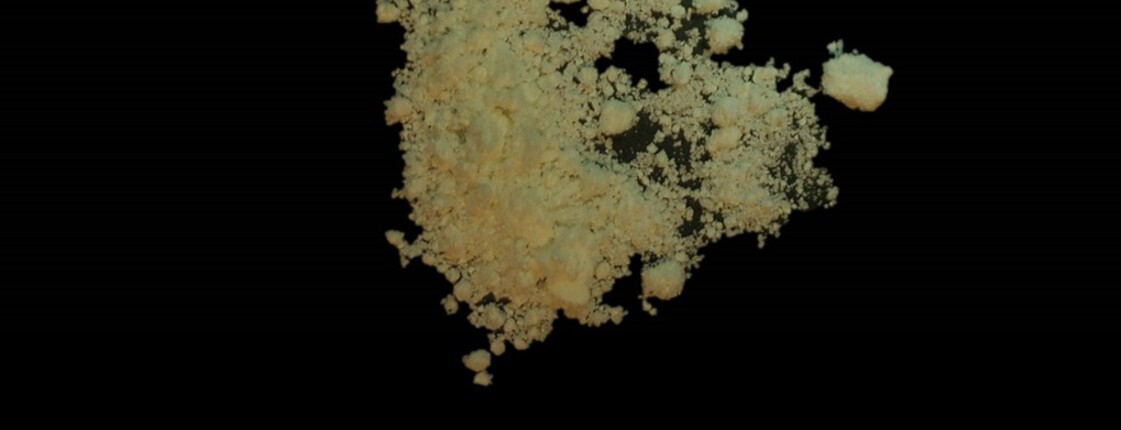 Dieses Bild zeigt eine weiße Substanz. 