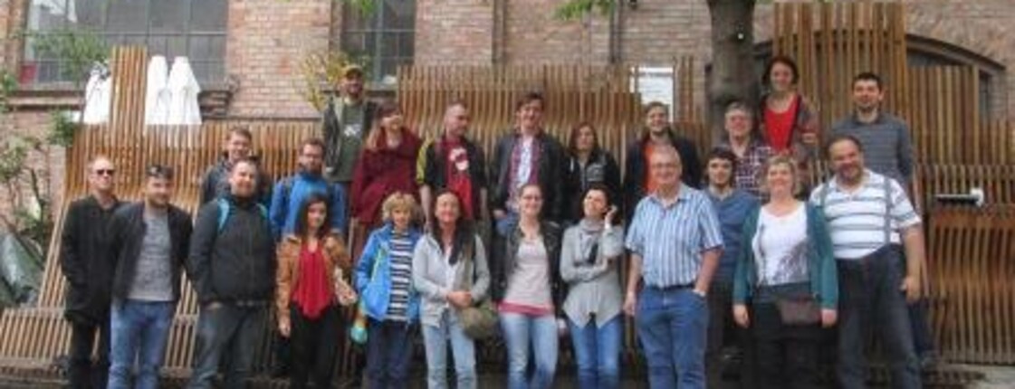 Gruppenfoto im WUK