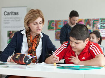 Lerncafe, Götzis, Goetzis, Caritas, Features, Kinder, Schule, Fotograf, Maurice, Andre, Shourot, fotos, photo, photos, photograph, photographer, 2014, März, Maerz, 28, Österreich,q