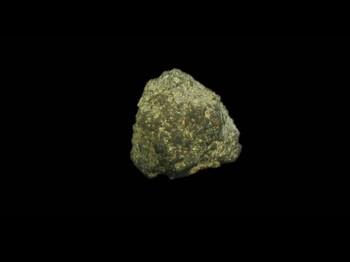 Heroin in Form eines schwarz-braunen Steins