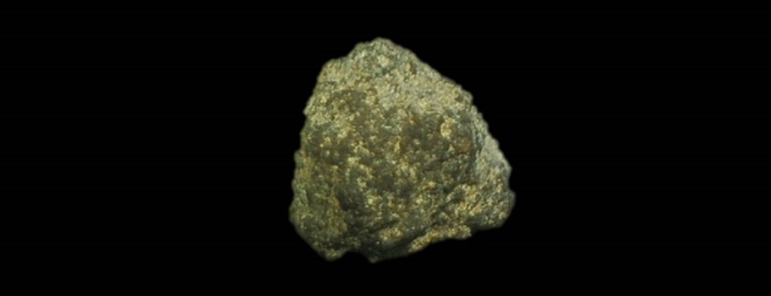 Heroin in Form eines schwarz-braunen Steins