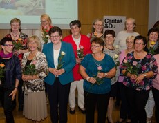 Feier zum 20 jährigen Jubiläum des Mobilen Hospizdienstes der Caritas St. Pölten - Gruppenfoto der Festgäste