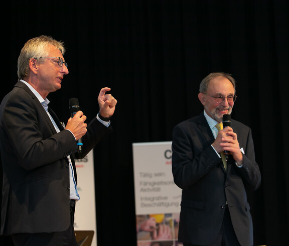 Norbert Hödebeck-Stuntebeck und Hubert Soyer beim PWS-Fachdialog 2025