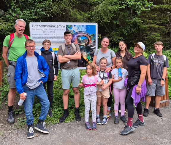 Gruppe in der Natur