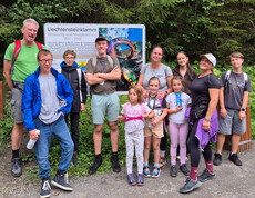 Gruppe in der Natur