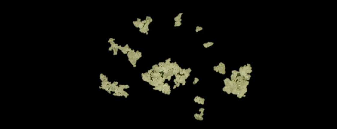 Das Bild zeigt eine kristalline Substanz.