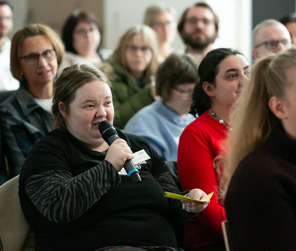 Celina Petermandl beim PWS-Fachdialog 2025